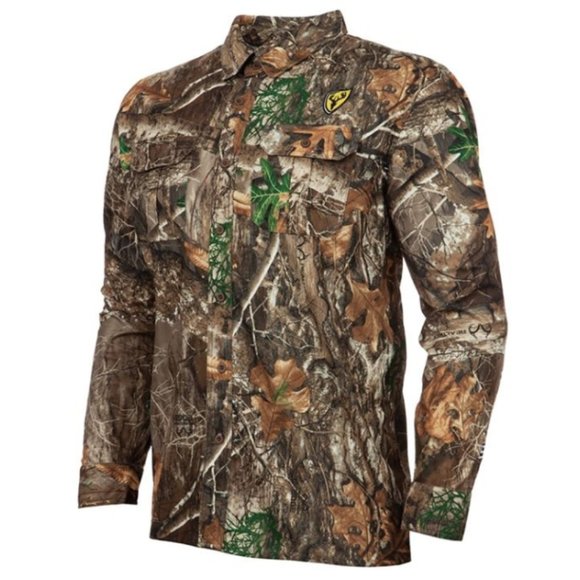 Blockers Outdoors SHIELD SERIES NWT Realtree Edge TERRATEC Hunting Shirt, XLarge - Picture 2 of 8